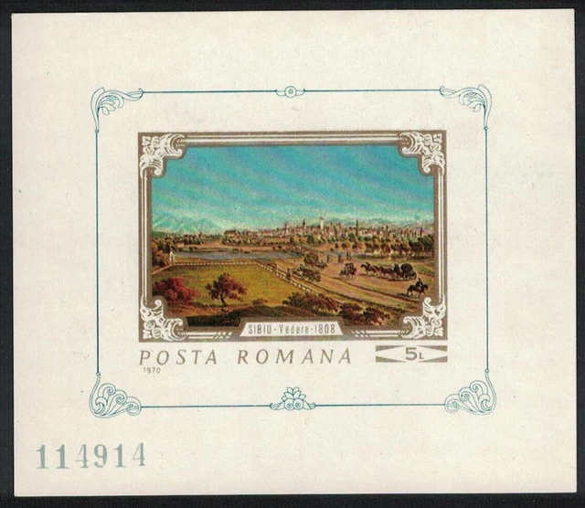 Romania Paintings from the Bruckenthal Museum Sibiu MS 1970 MNH SG#MS3785