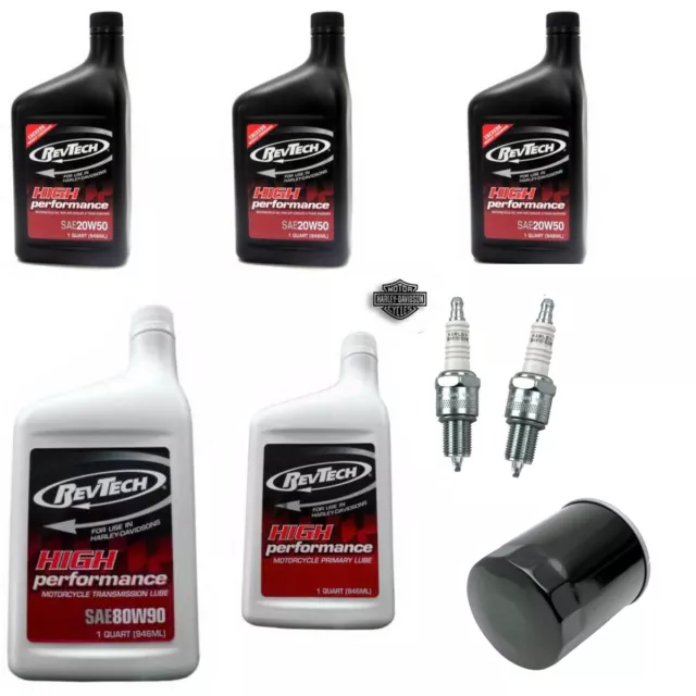 Kit tagliando Revtech Harley Davidson Evo 1340 1984-1999 filtro nero