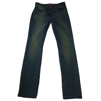 Jeans, jeans da ragazza Miss Lokita, blu, taglia 14 anni - 164