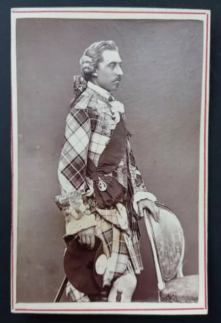 DUKE OF CONNAUGHT - Queen Victoria's Son 1876 VISITENKARTE CDV ROYALTY