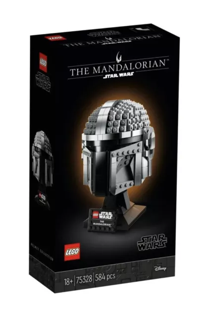 LEGO 75328 Star Wars The Mandalorian Helmet (Brand New & Sealed)