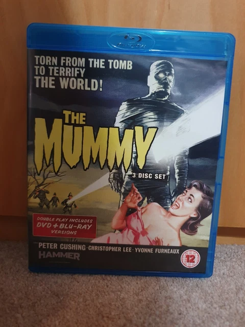 THE MUMMY - Peter Cushing Hammer Blu-ray and DVD 3 Disc Set £50.00 ...