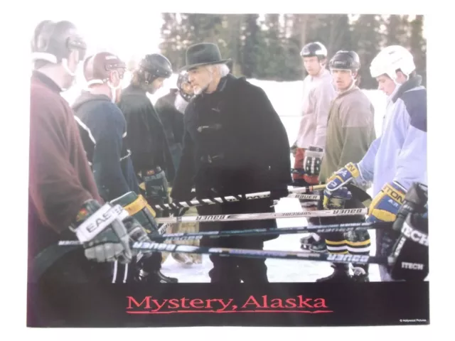 MYSTERY ALASKA russell crowe 1999 6pc ENGLISH Orig RARE LOBBY CARD INDIA 14x11