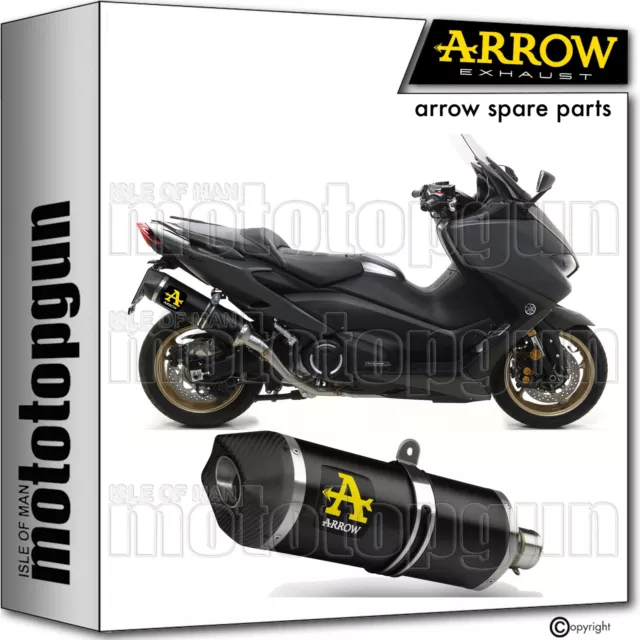 Arrow Exhaust O Race-Tech Black Aluminium C Yamaha Tmax T-Max 560 2021 21