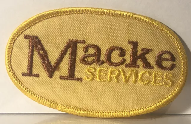 VINTAGE NOS EMBROIDERED Macke Services Ohio Uniform Patch $6.13 - PicClick
