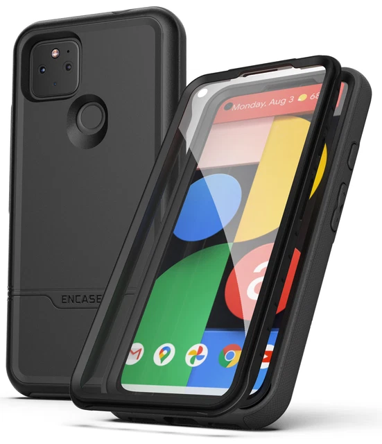 GOOGLE PIXEL 5A 5G Case with Screen Protector, Cover with Buildin