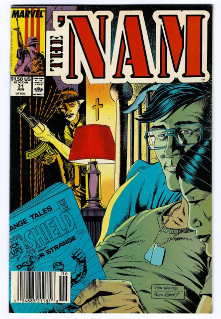 THE 'NAM #31 in NM- condition a 1989 Marvel war comic
