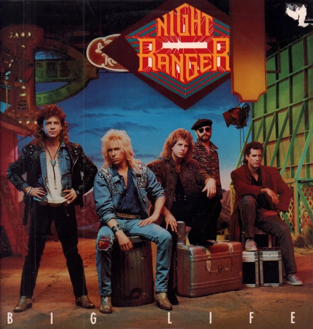 NIGHT RANGER BIG Life LP vinyl USA MCA 1987 with inner sleeve - has ...