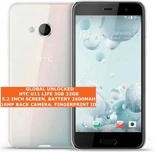 HTC U11 Life 3gb/32gb Löwenmaul 630 16mp Kamera 5.2 " Android 8.0 4g Smartphone