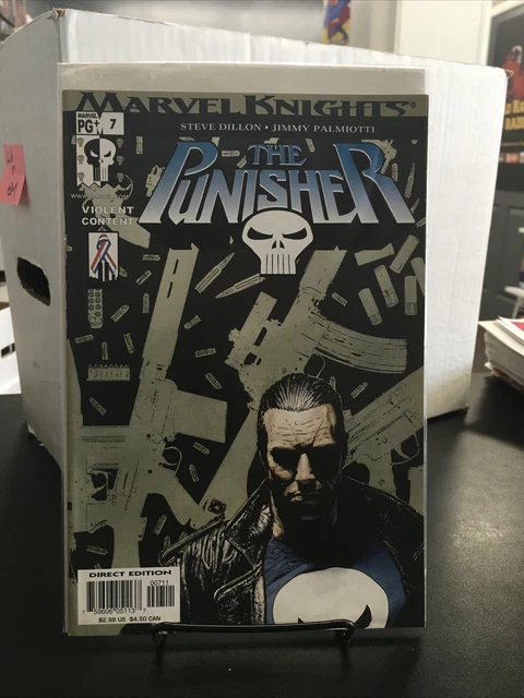The Punisher #7 Marvel Knights 2001 MCU Comic Book Garth Ennis Tim Bradstreet.