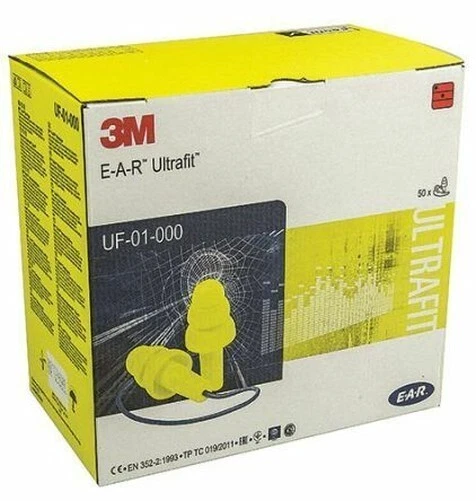 Tappi Riutilizzabili 3M UF-01-000 Con Cavo 50 Paia
