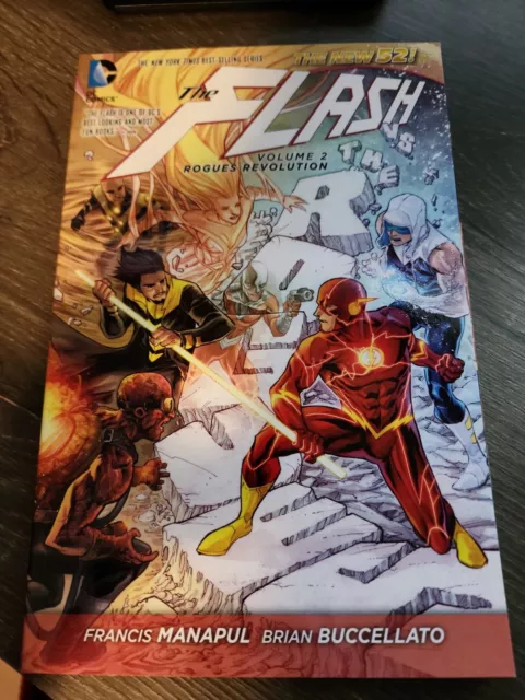 Flash Vol 2 Rogues Revolution New 52 by F. Manapul (2014, Trade Paperback)
