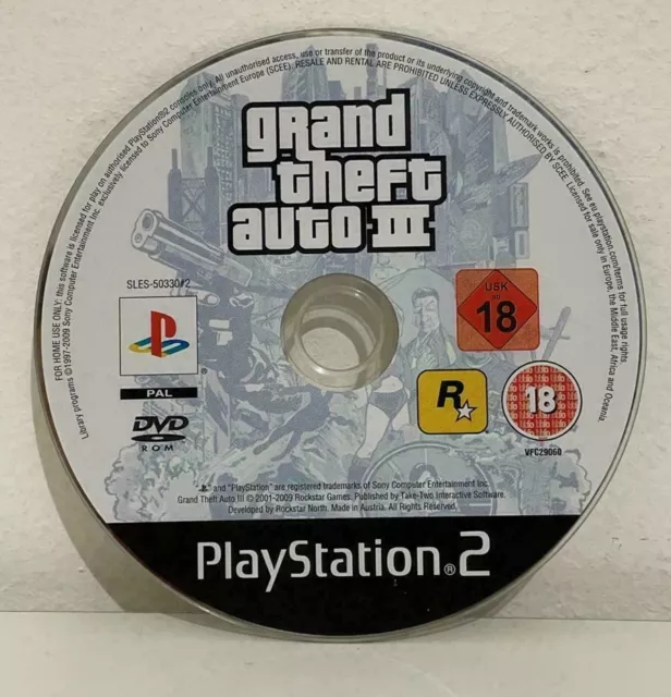 Gioco per Sony PlayStation 2 PS2 GRAND THEFT AUTO GTA III 3 Italiano