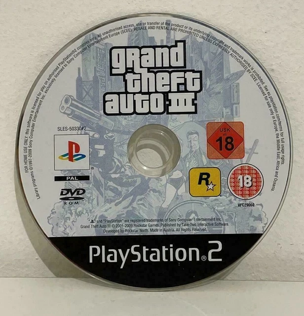 Gioco per Sony PlayStation 2 PS2 GRAND THEFT AUTO GTA III 3 Italiano