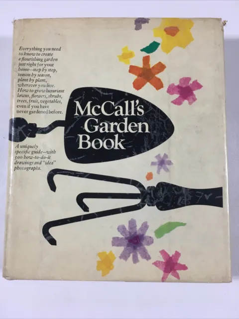 McCall's Garden Book - Gretchen Fischer Harshbarger (Dust Jacket, 1968)