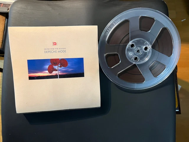 Reel To Reel Tape 7 1/2 ips 2 Tracks, Music For The Masses, Depechemode.