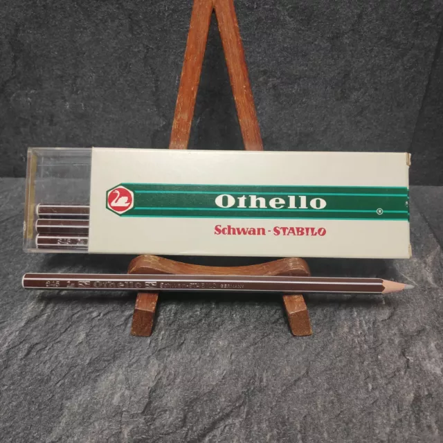 4 Stifte Schwan Stabilo Othello 845 Farbstift Vintage Braun Zeichnen Architekt