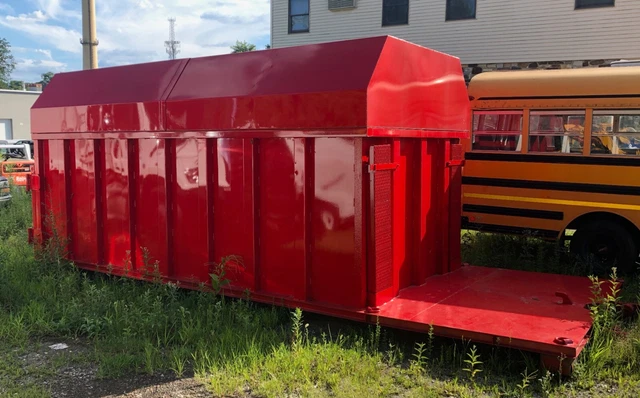 30 Yard Chipper Box Container With Removable Top & Bobcat Provisions Brand New!