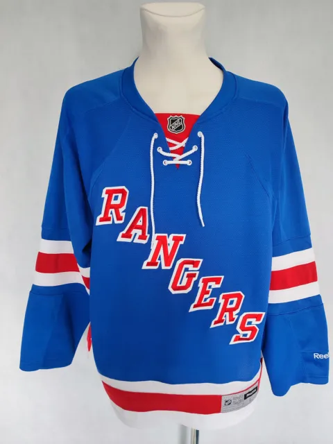 New York Rangers NHL Reebok Hockey shirt jersey size L