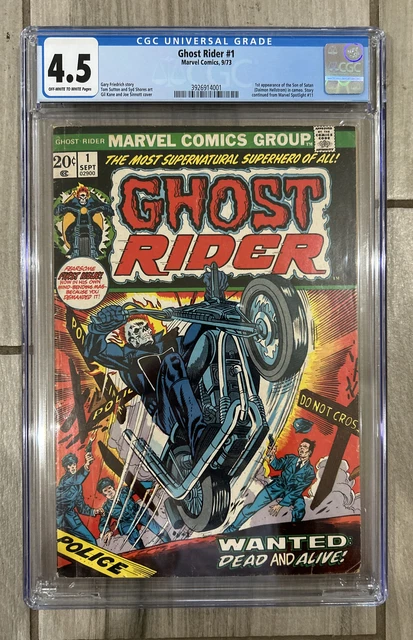 Ghost Rider #1 CGC 4.5 1973 1st app. Daimon Hellstrom (Son of Satan)