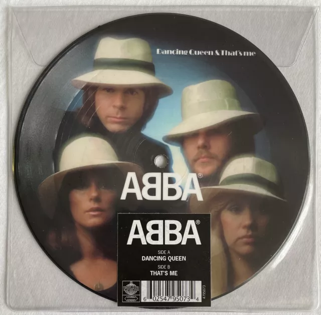 ABBA -Dancing Queen- Rare UK Limited Edition Picture Disc 7" (Vinyl Record)