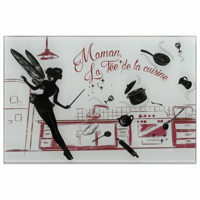 Planche à Découper en Verre - Maman La Fée De La Cuisine