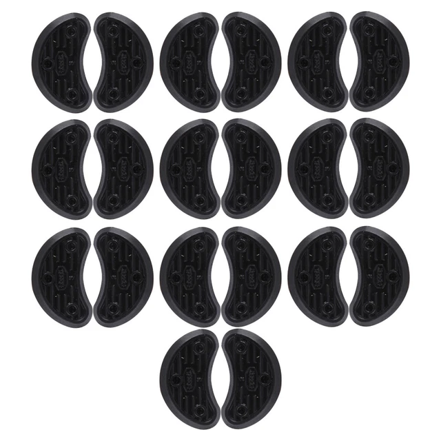 10 paia toppa suola toppa scarpe tallone nero cuscino maniglia