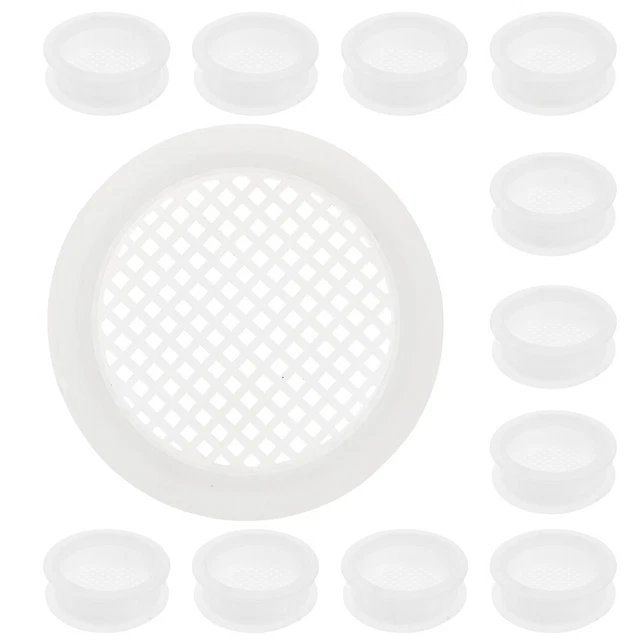 Agujeros de ventilación para muebles rejilla rejilla ventilador de piso abdominales blancos