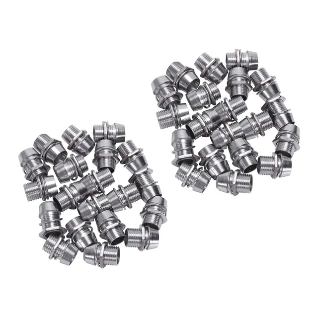 40 Piece Copper 5mm Light Emitter Diode LED Holder Plate Mount Display T6C2
