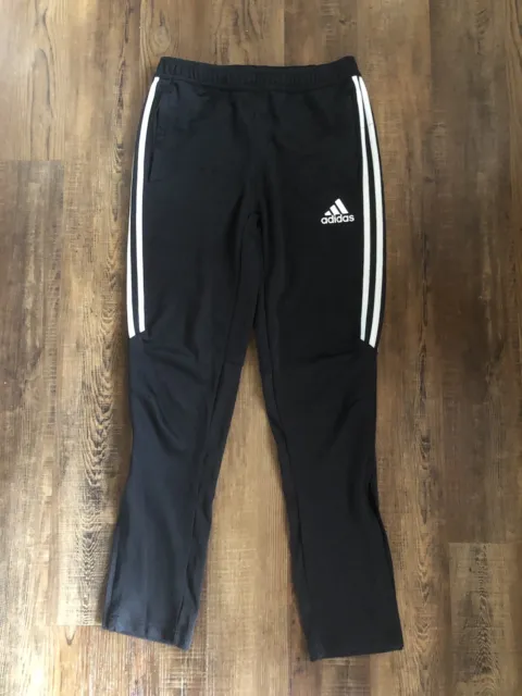 Adidas Tiro 17 Track Pants Youth Large (13-14Y) Black Climacool EUC