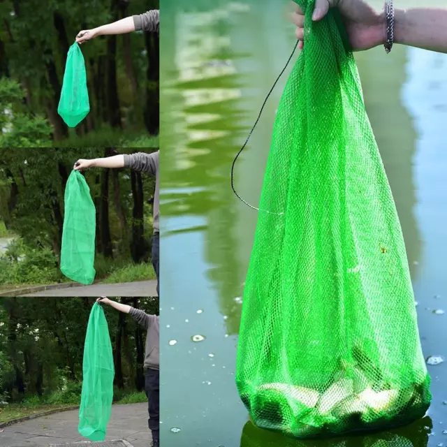 Nylon Fishing Net Bag Foldable Thread Collapsible Fish Cage Fishing: