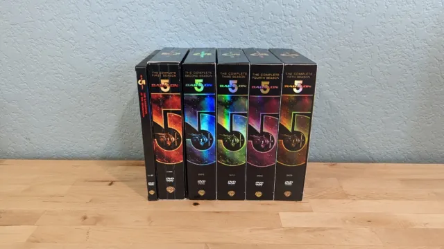 BABYLON 5 Complete Series DVD Seasons 1-5 Boxed Sets + 2 Movies - EXCELLENT