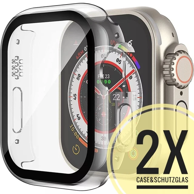 Case Panzerfolie Hülle I Apple Watch 1 - 8 SE 38 - 49mm I Schutzhülle I 360-Grad