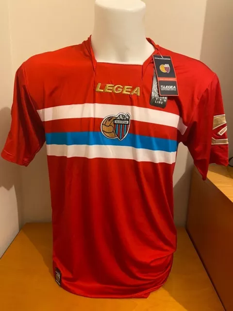 Maglia Calcio CATANIA 2008-09 LEGEA MAXI LOPEZ 11 TG. L