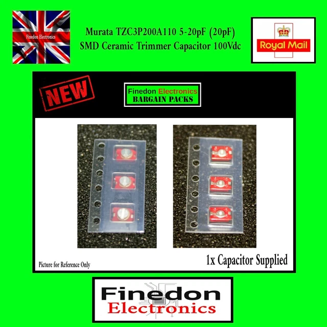 50pcs 6mm Condensatore Trimmer Variabile 20pF