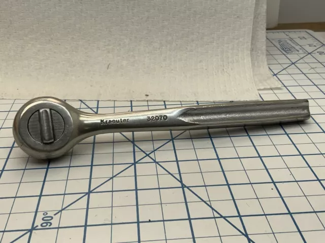 KRAEUTER 32070, 3/8” DRIVE RATCHET, Cleaned/lubed,  USA