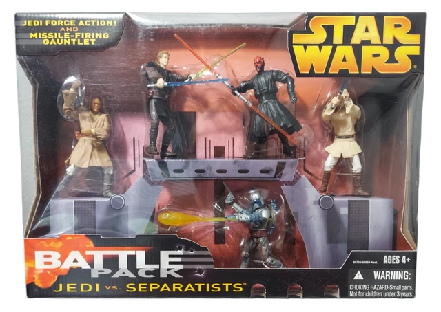 Hasbro Star Wars Battle Pack Jedi Vs Separatists W/ Jedi Force Action 85724