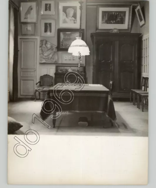 GEORGES CLEMENCEAU Dining Room @ Paris France 1960s VTG ARCHITECTURE Press Photo