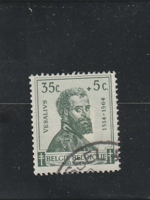 L5968 BELGIQUE Timbre N° Y&T 594 de 1942 " Dr André Vesale " Oblitéré