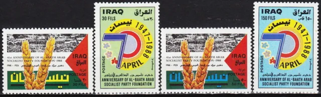 IRAQ IRAK / MNH / 1988 50th Anniv. of Al-Baath Party