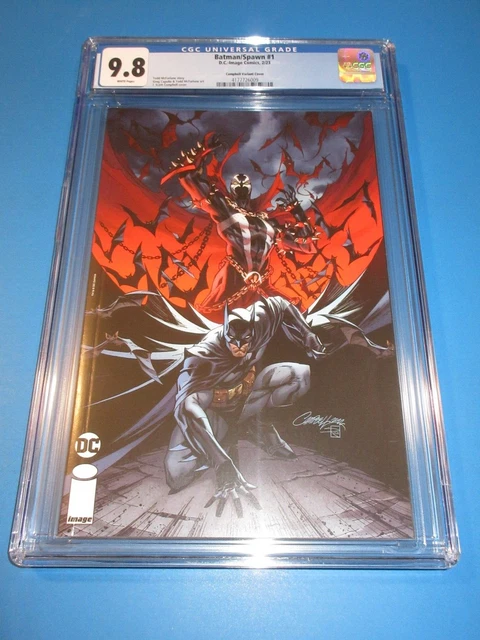 Batman Spawn #1 J Scott Campbell Variant CGC 9.8 NM/M Gorgeous gem Wow
