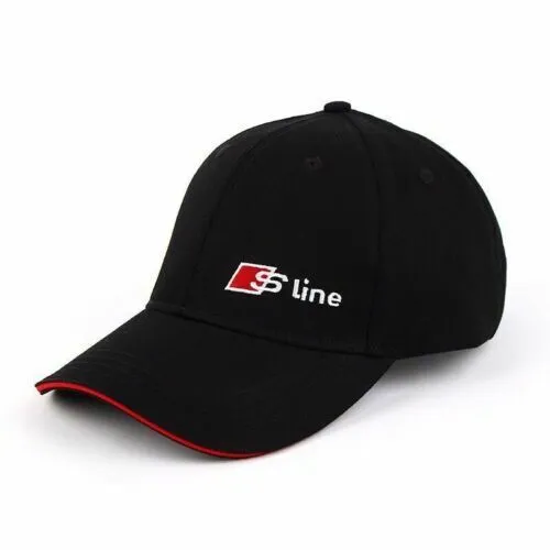 Audi S Line Baseball Cap Embroidery Motorsport Racing Hat Cotton Snap Back