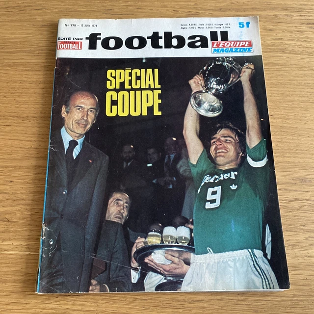 Magazine France Football / L'Équipe N°175 – 12 Juin 1974 – Ancien