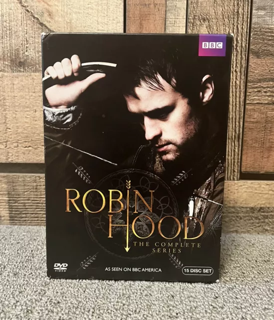 Robin Hood 2010 Bbc Season 1, 2, 3 Complete Series 15 Dvd + Sleeve + Great Cond!