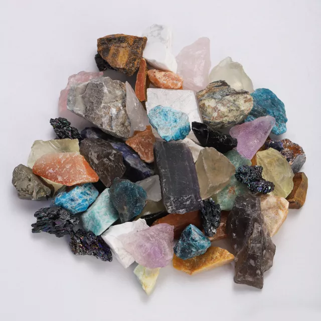 1/2 Lb Lot Natural Crystals Mineral Specimens Mixed Gemstones