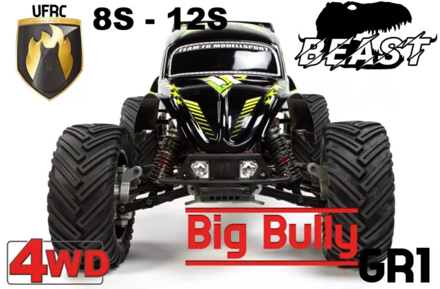 UFRC Big Bully GR1 4WD 1:5 Brushless Buggy, painted body shell