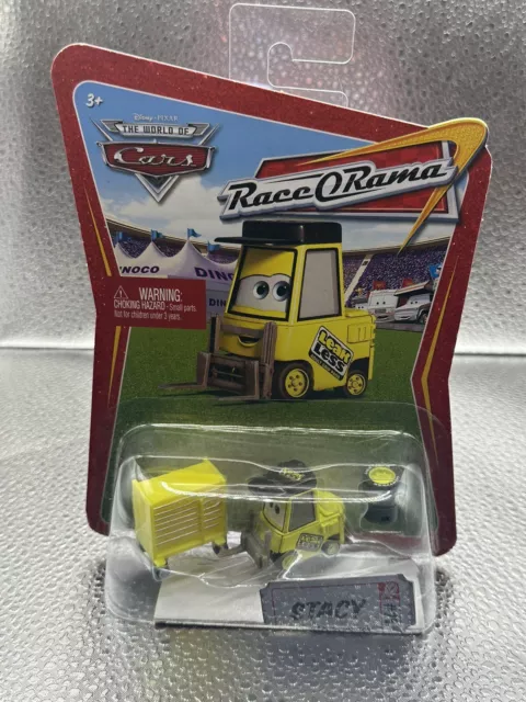 NEW Disney Pixar World of Cars Movie Stacy #25 Race O Rama Diecast