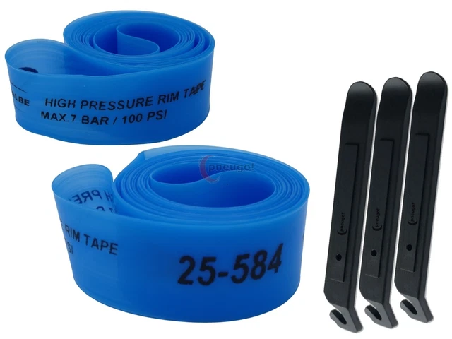 2x Schwalbe Felgenband Super HP 27.5 Zoll 25-584 (B:25mm D:584mm) +3 Reifenheber