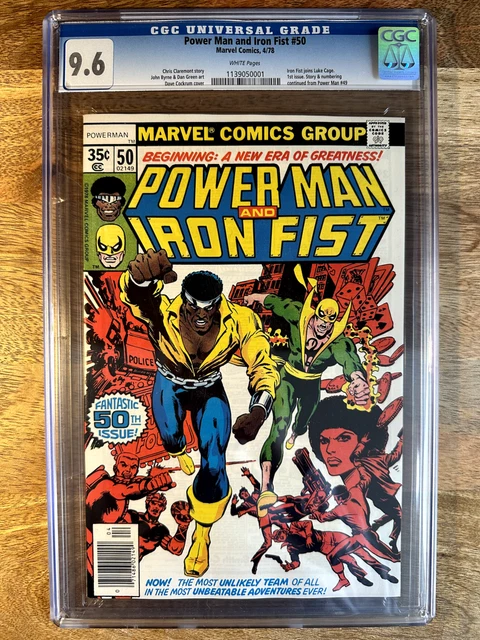 Power Man and Iron Fist #50 CGC 9.6 NM+ Marvel Comics, 4/78 WHITE Pages