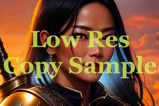 Amazon Women (AI Generated) posing -